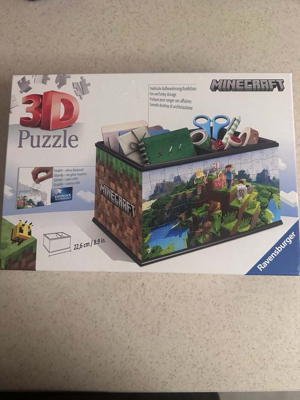 Ravensburger Minecraft 3D Puzzle Storage Box (223 Pieces)